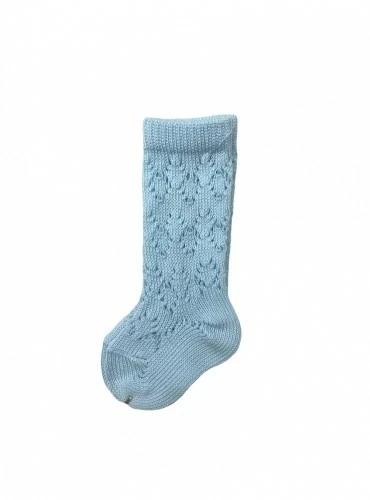 High openwork unisex sock.