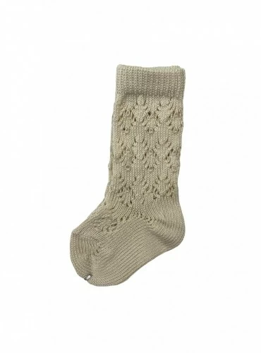 High openwork unisex sock.