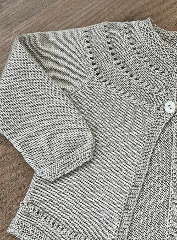 Jacket for baptism or ceremony. Two colors