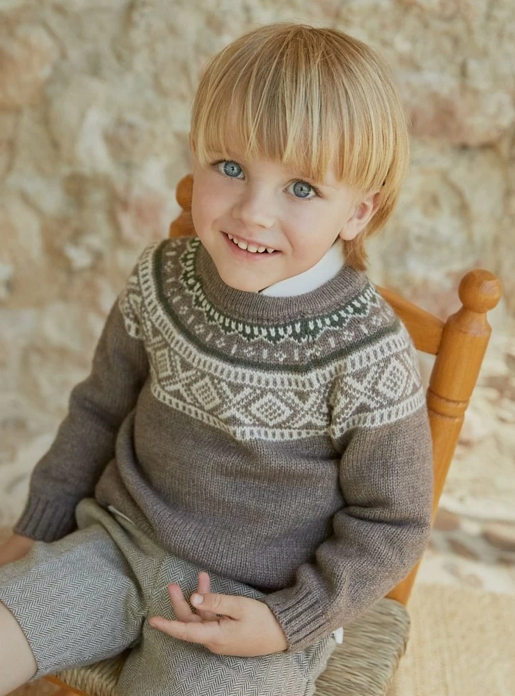 Suéter de invierno para niños pequeños Saltador de punto llama Suéter de punto para niños Jersey para niños Ropa Ropa para niño Jerséis Jersey de lana de alpaca Jersey para niños niños 