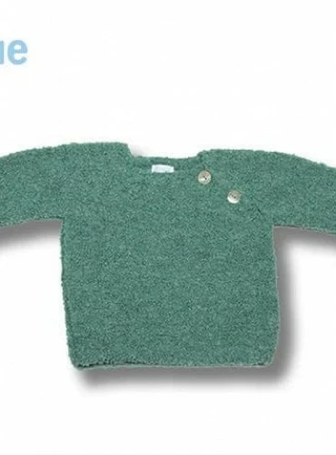 Jersey de niño cuello redondo de  Foque color verde