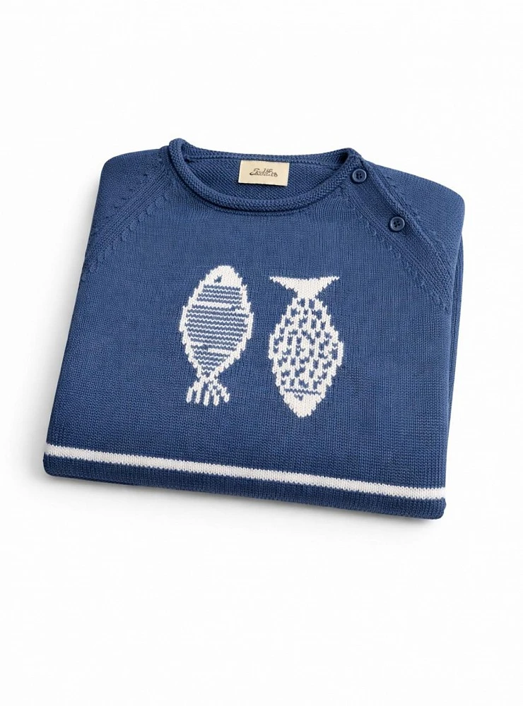 Jersey para niño en punto de algodón Colección Sedal