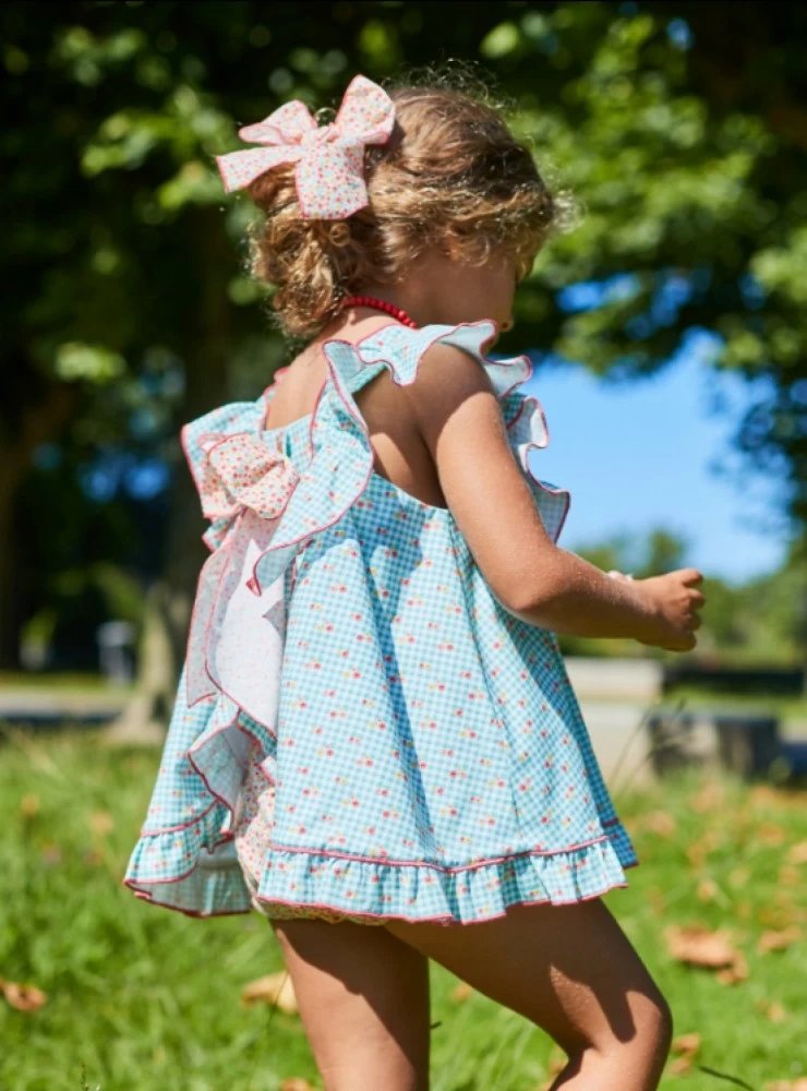 Conjunto Niña 3 Piezas (Vestido - Cinturón - Bolso) / 6Y, 8 años, 10 años