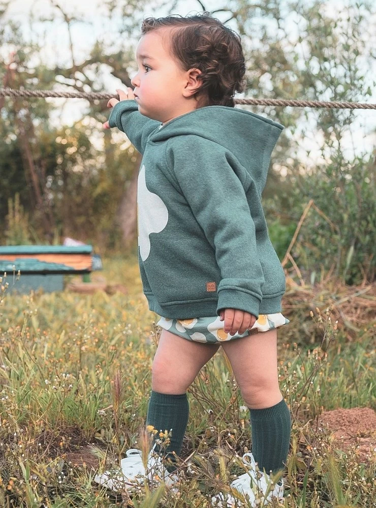 José Varón Sweatshirt and bloomers set Huevos Collection