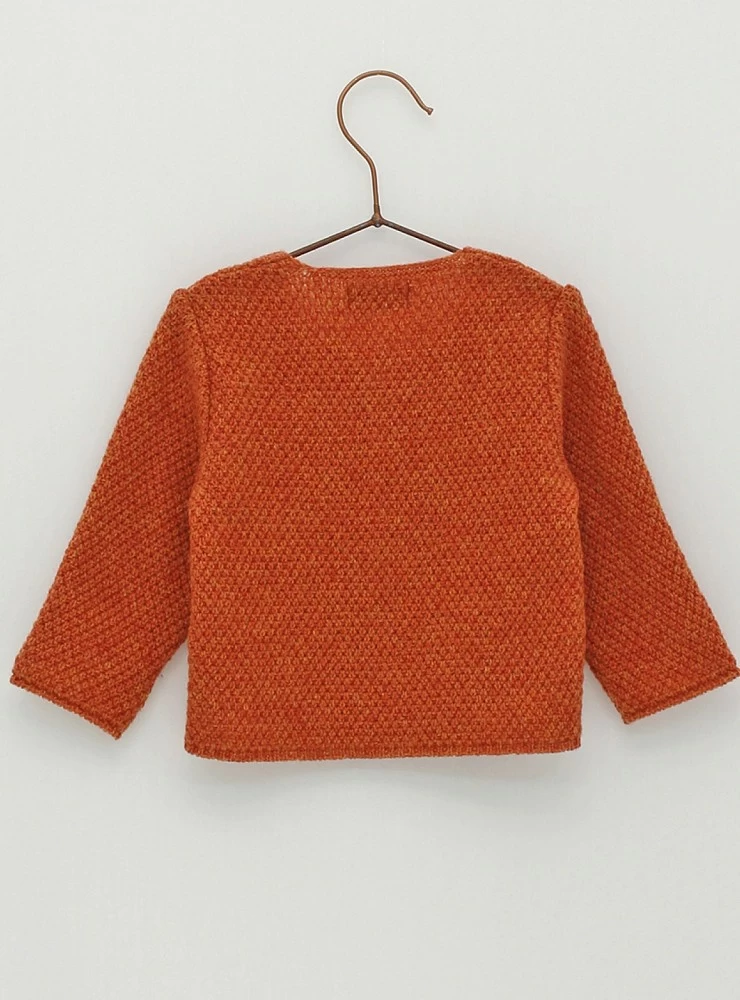 Jumper jacket in orange color Caldera. O-Winter