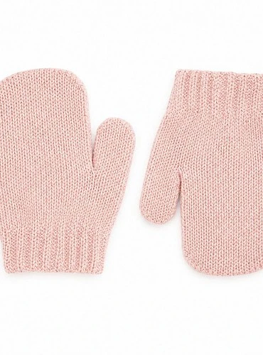 Knitted Baby Mittens – Royal Blue, Nude Pink and Nougat