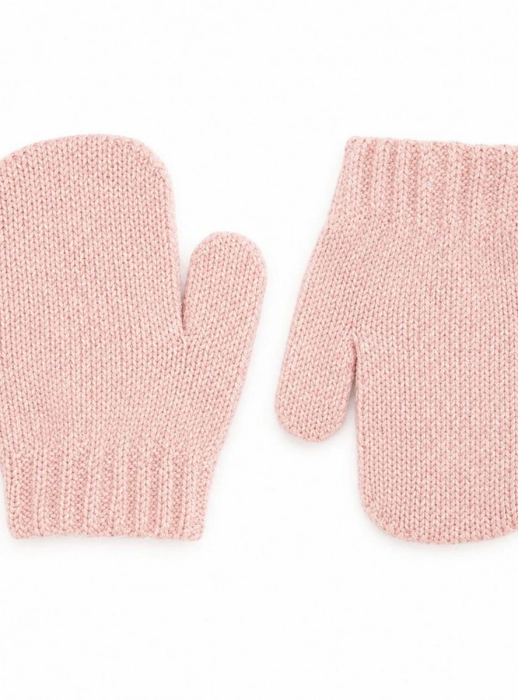 Knitted Baby Mittens – Royal Blue, Nude Pink and Nougat