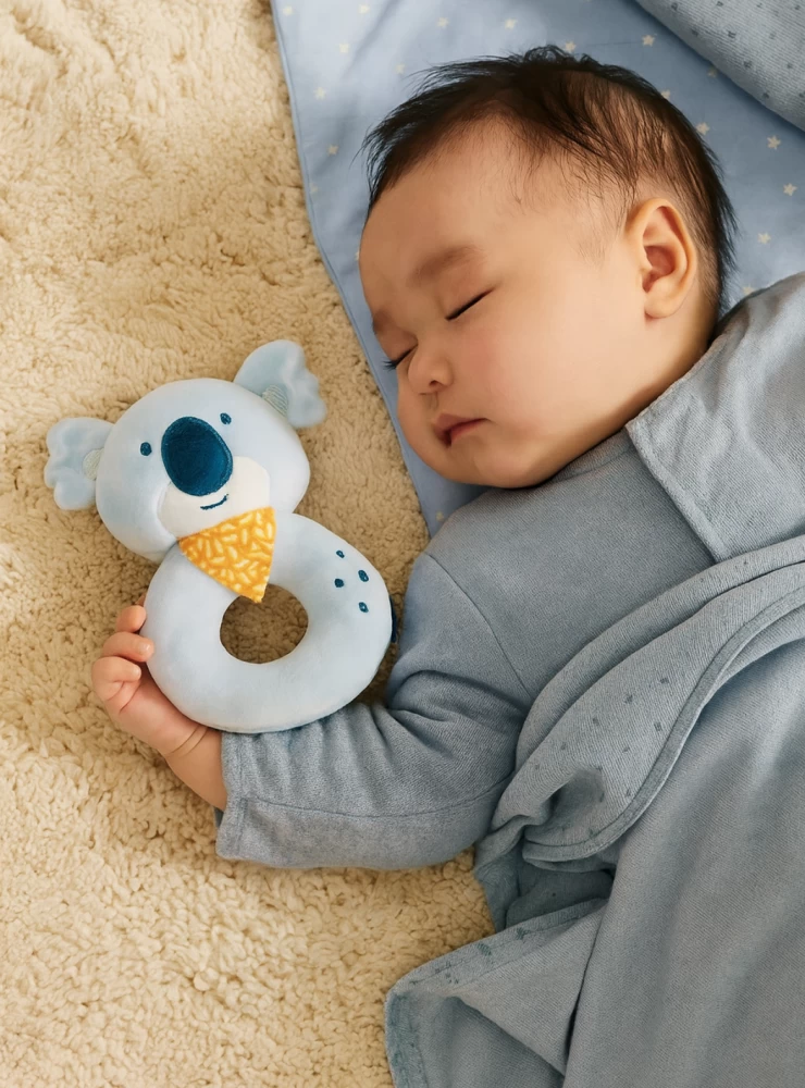Koala teether rattle