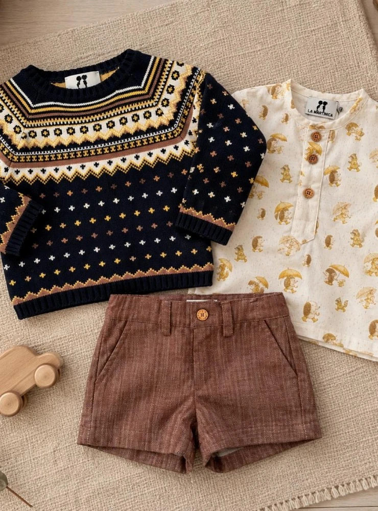 La Martinica Castaña Collection 3-Piece Boys' Set