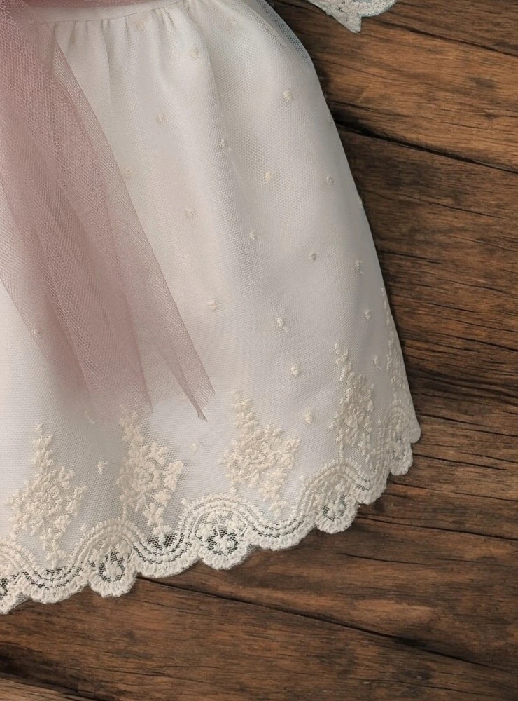 Lace flower girl and ceremony dress | Cloe Collection