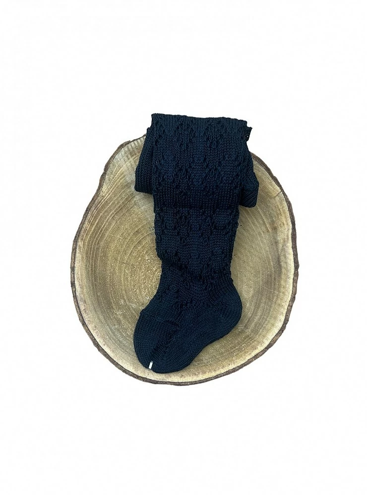 Leotardo con calado crochet. Unisex