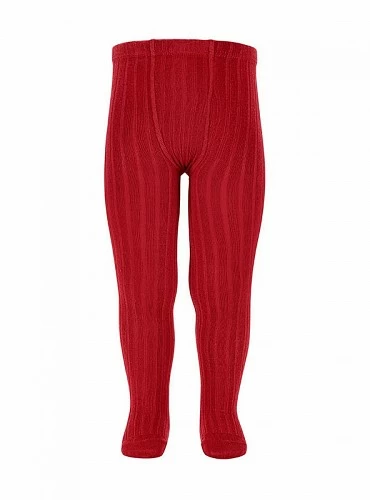 Leotardo de Canalé Marca condór color Red Velvet (578)