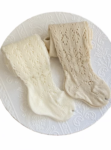 Leotardo de perlé calado, Bautizo. Unisex