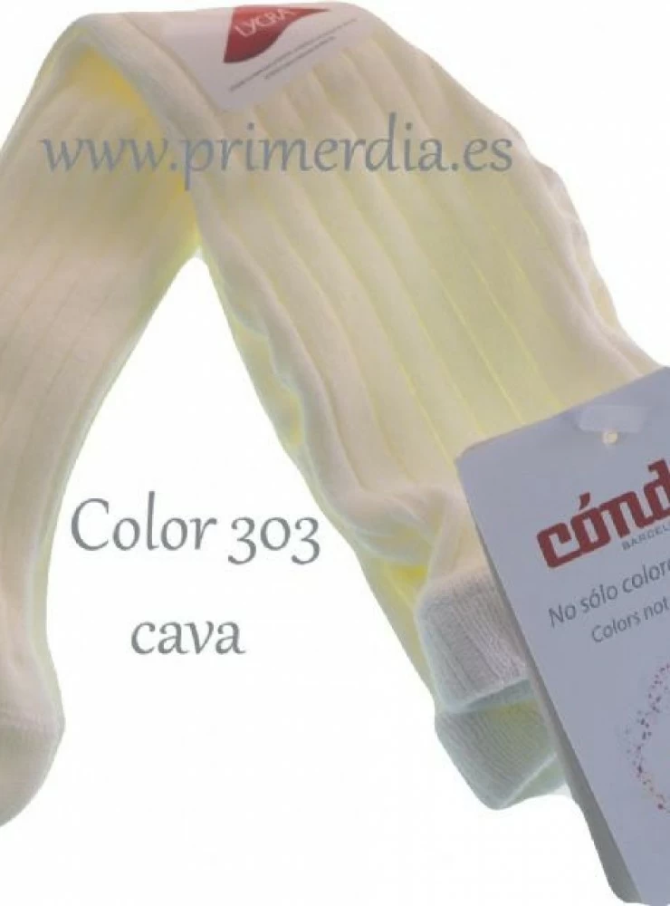 Leotardos Marca Condor. Canale finito. Color 303 Cava