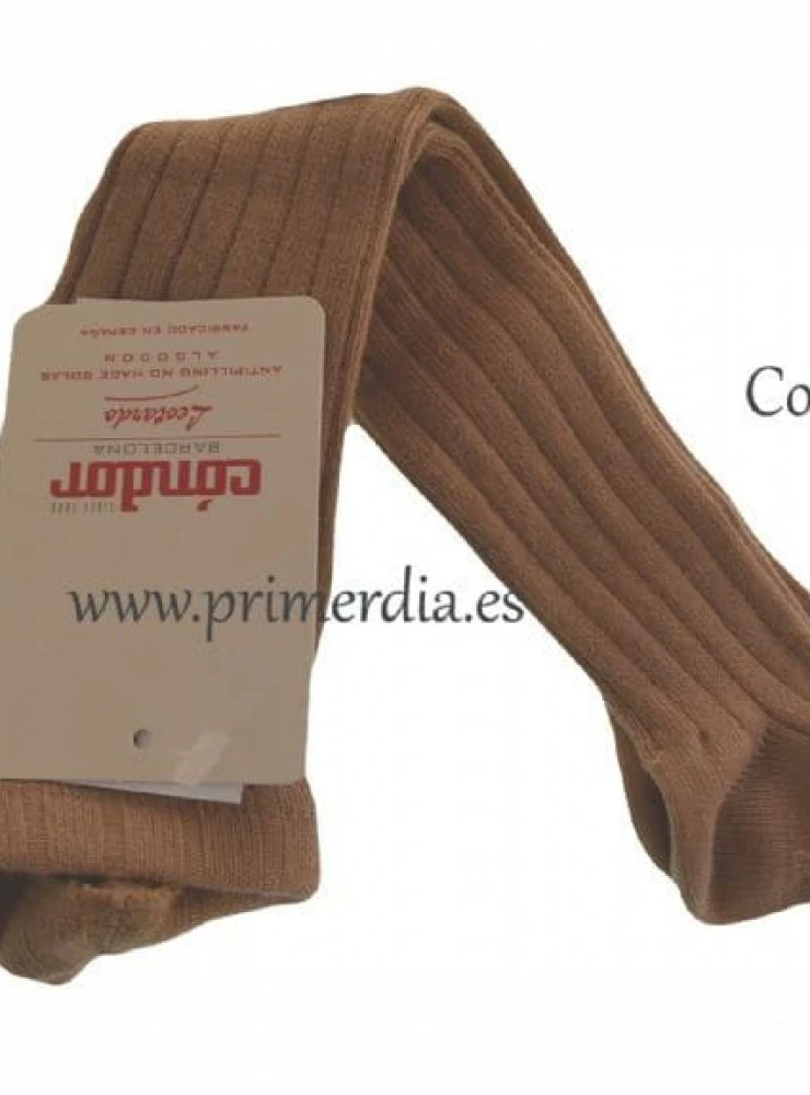 Leotardos Marca Condor. Canale finito. Color 326 camel