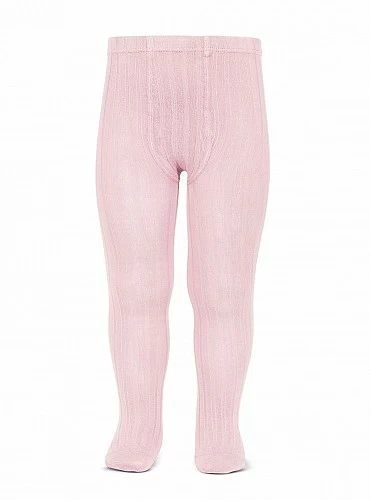 Leotardos Marca Cóndor. Canalé finito. Color 500 rosa
