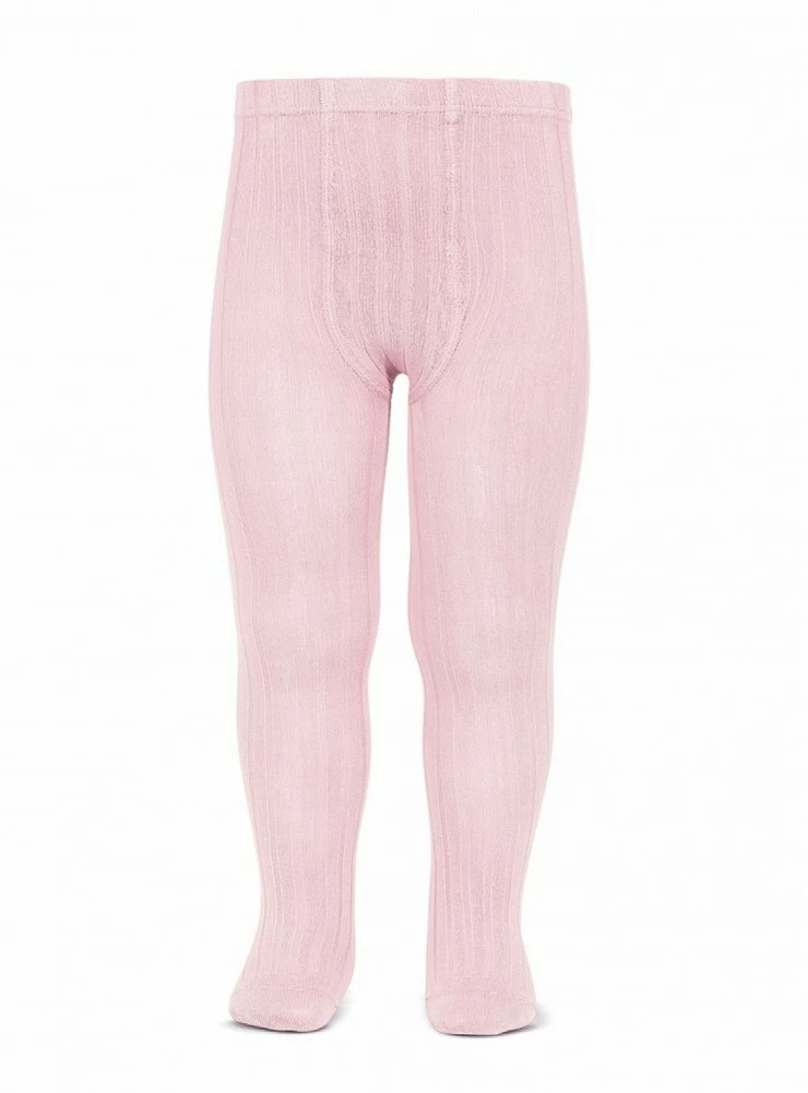 Leotardos Marca Cóndor. Canalé finito. Color 500 rosa