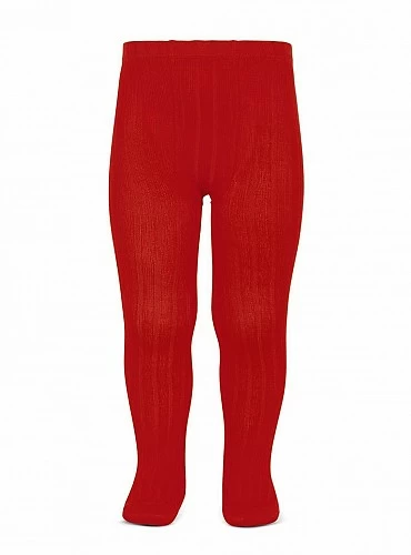 Leotardos Marca Condor. Canale finito. Color 550 Rojo