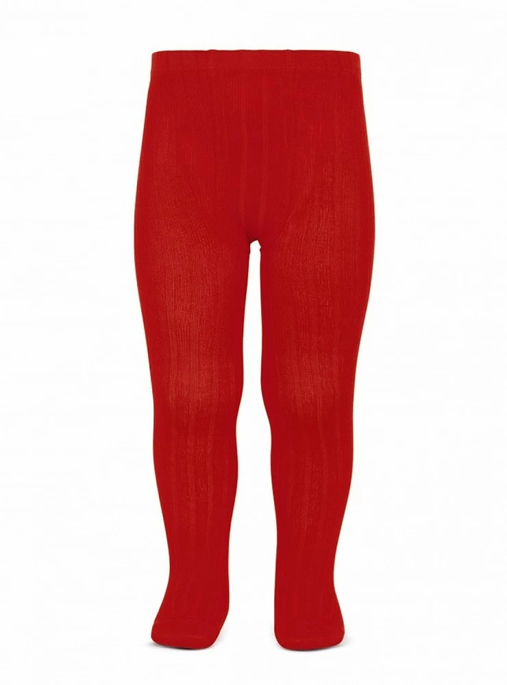 Leotardos Marca Condor. Canale finito. Color 550 Rojo
