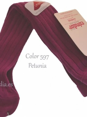 Leotardos Marca Condor. Canale finito. Color 597 Petunia