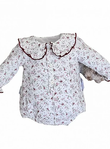 Liberty muslin romper Bambina collection