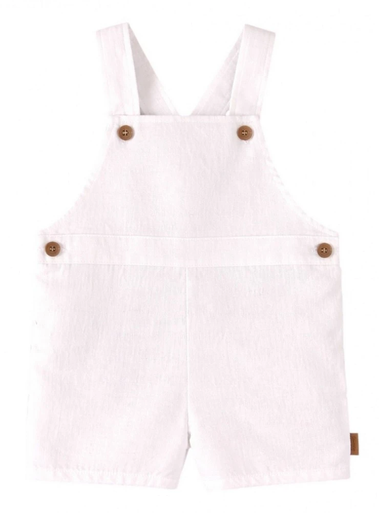 Linen dungarees for boys in two colors