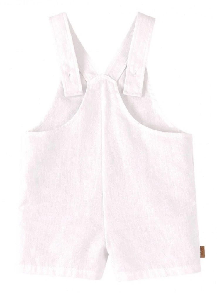 Linen dungarees for boys in two colors