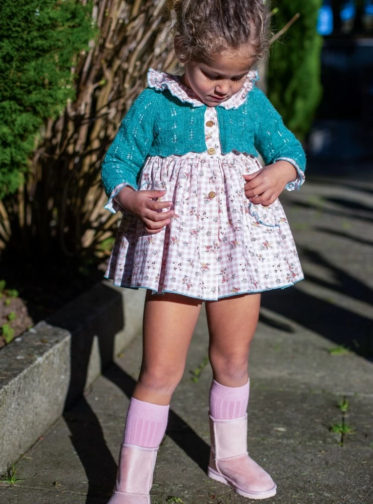 Little jean with panties and jacket Blau y Rosa Collection from La Martinique