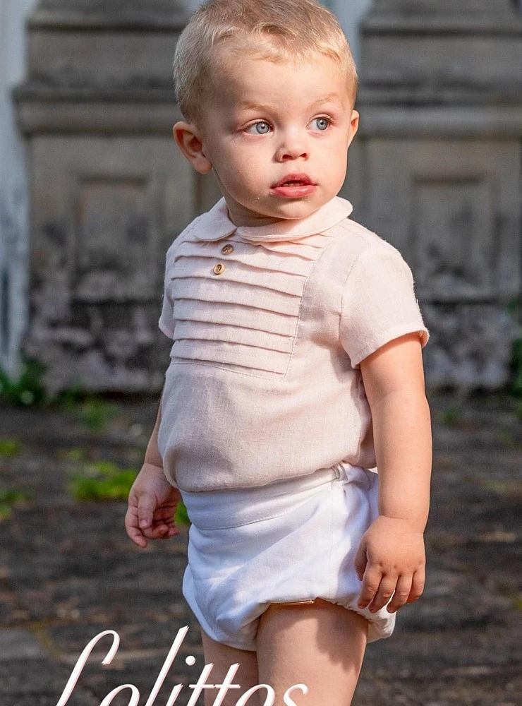 Lolittos Peach Collection Ceremony Outfit for Boys