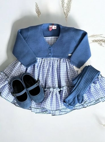 Look azul Francia para niña