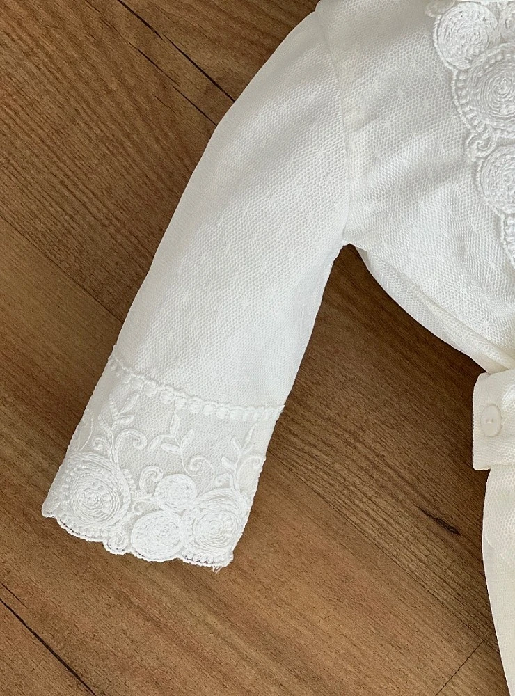 Luna collection formal outfit for boys with tulle shirt