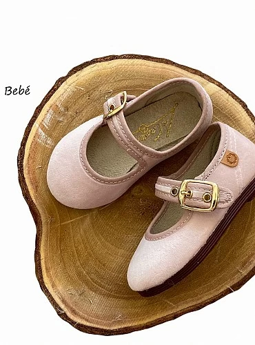 Mercedita de terciopelo con hebilla. Varios colores