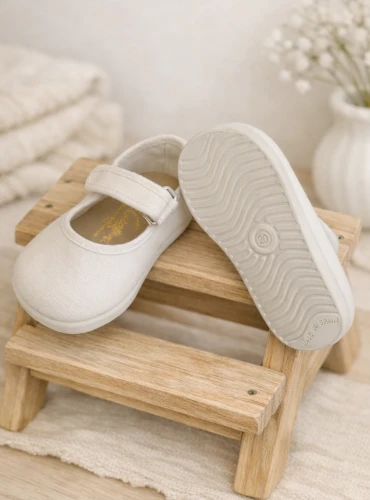 Merceditas de niña en lona. Calzado Respetuoso