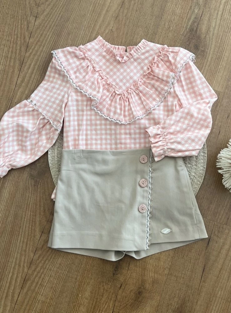 Miranda blouse and skirt set