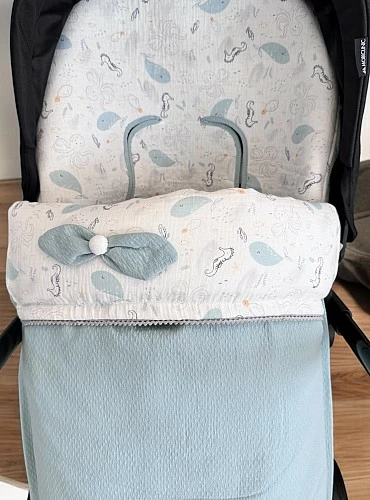 Moby Dick collection universal stroller bag