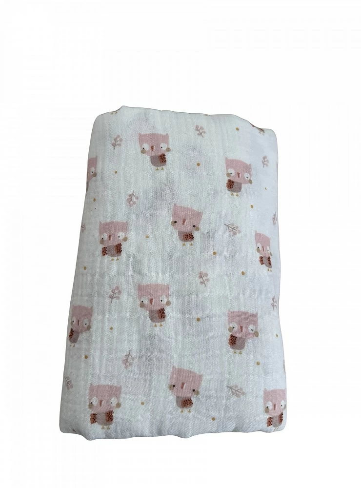 Muslin in powder pink. Hedwig Collection