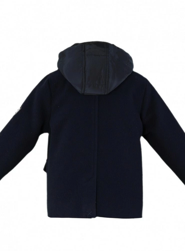 Navy cloth trenka for boy. Two coats in one