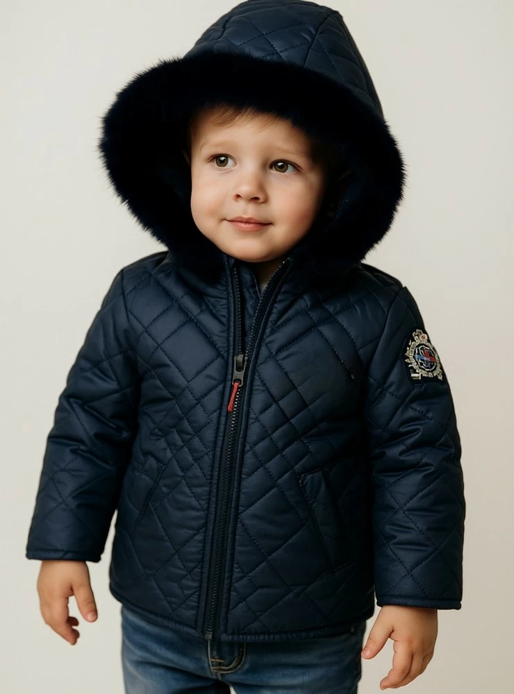 Navy coat Chipie collection by Lolittos
