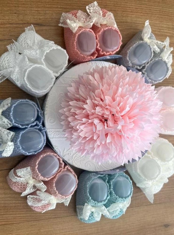 One size perle booties. Various colors