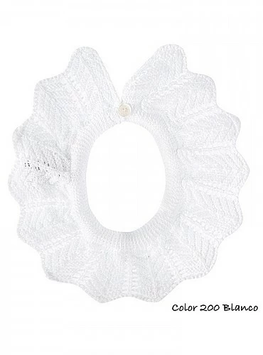 Openwork condor knit collar