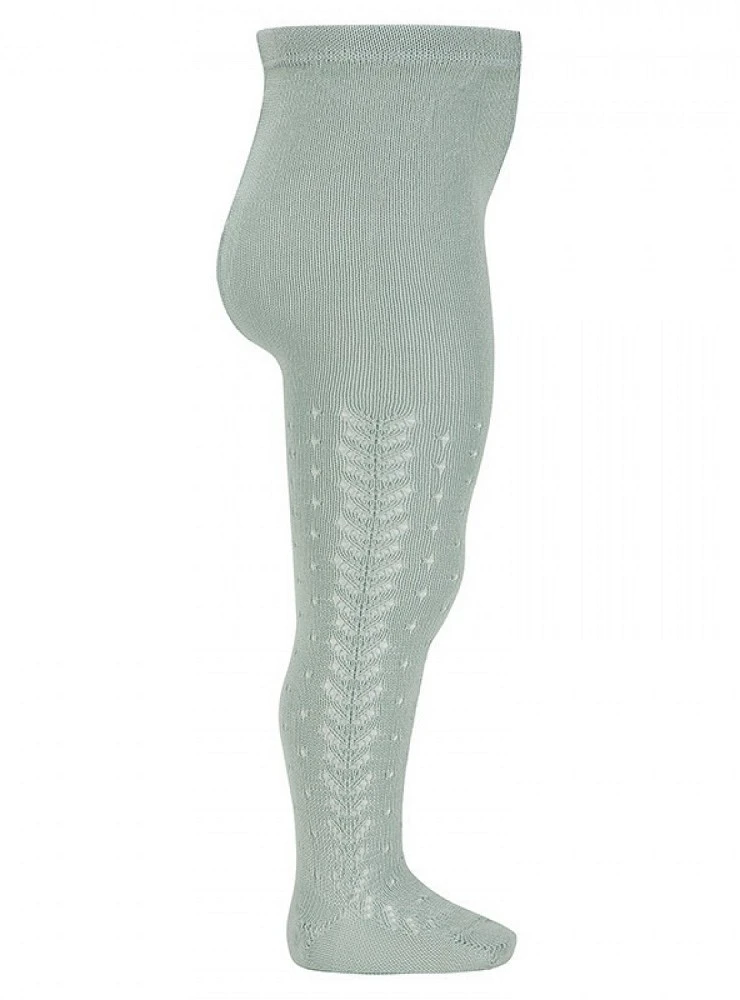 Openwork tights in Bruma pearl knit (495)