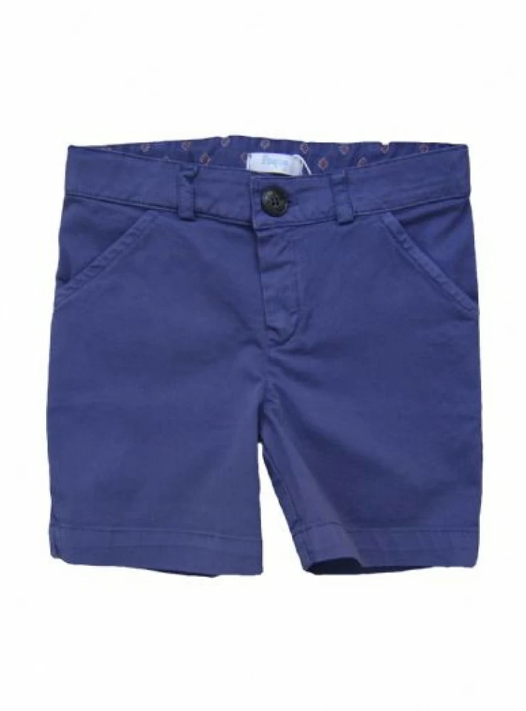 Pantalón corto de loneta azulón marca Foque. P-V