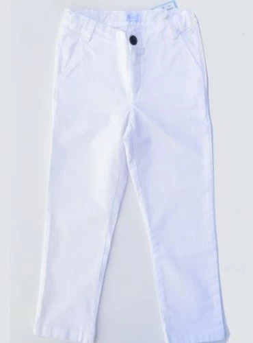 Pantalon de loneta blanca marca Foque. P-V