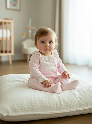 Pelele de Algodón para niña colección Charca