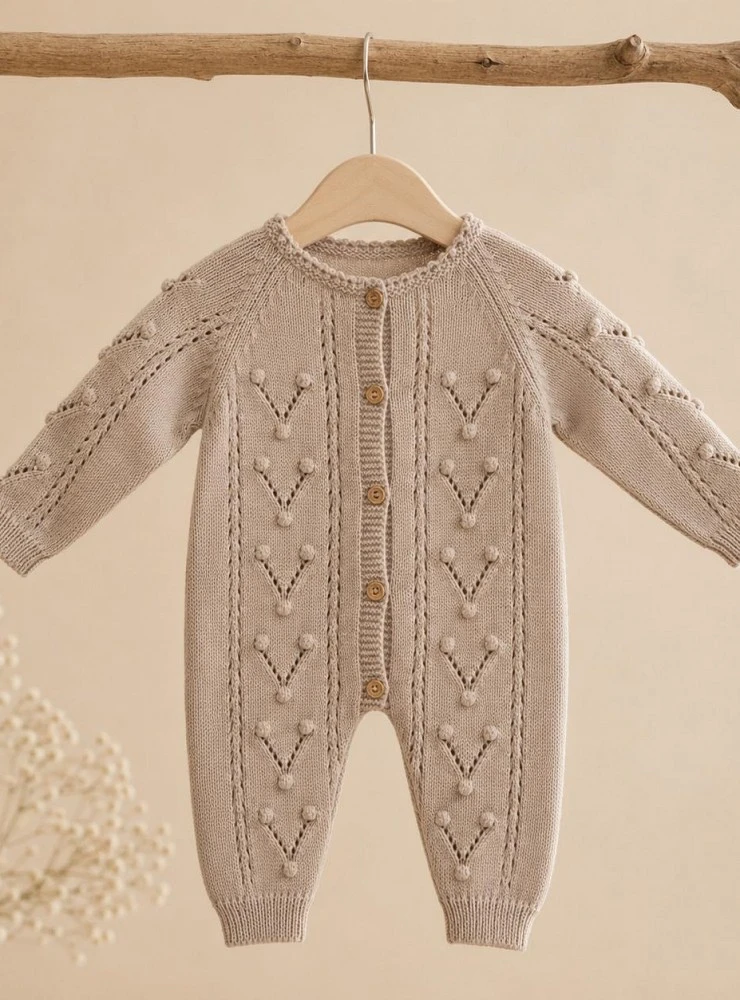 Pelele de punto unisex para bebé