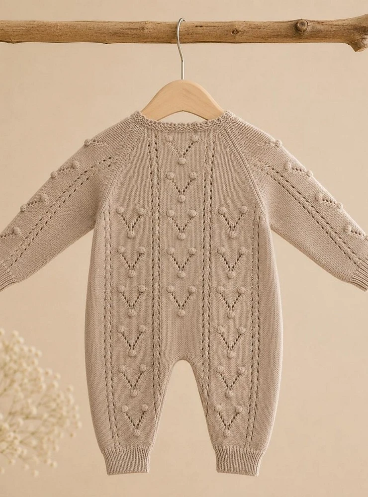 Pelele de punto unisex para bebé