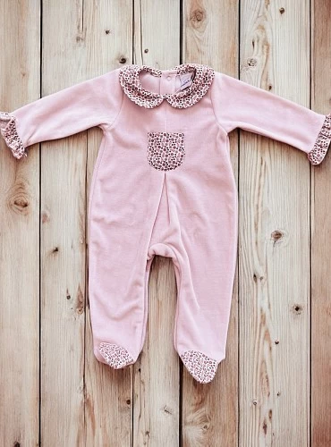 Pelele o pijama tundosado colección Alhelí