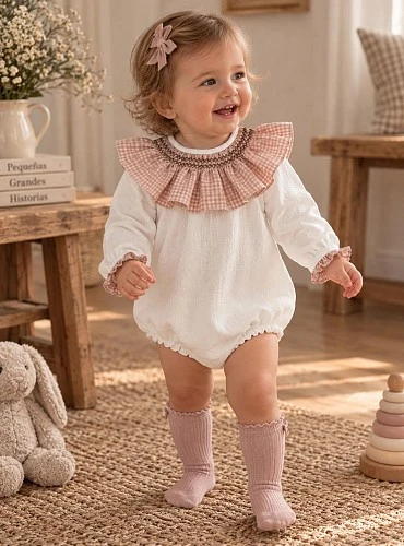 Pelele para niña Colección Rouse de Copo