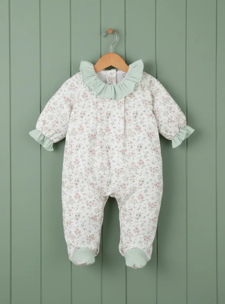 Pelele para niña de algodón colección Dulzura