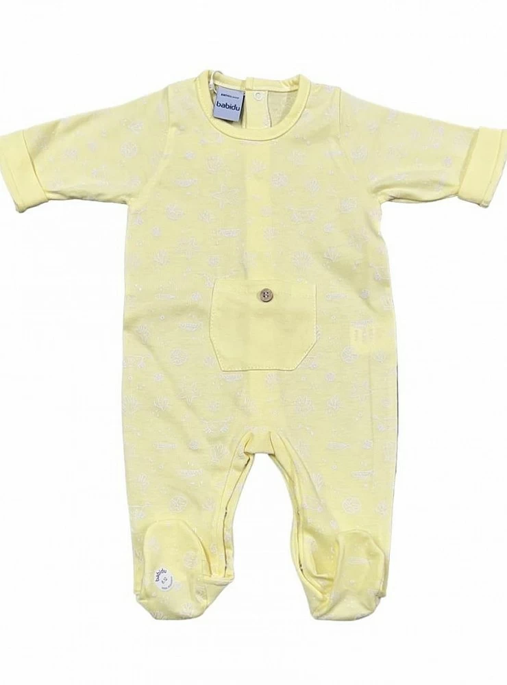 Pelele unisex Amarillo colección crabs